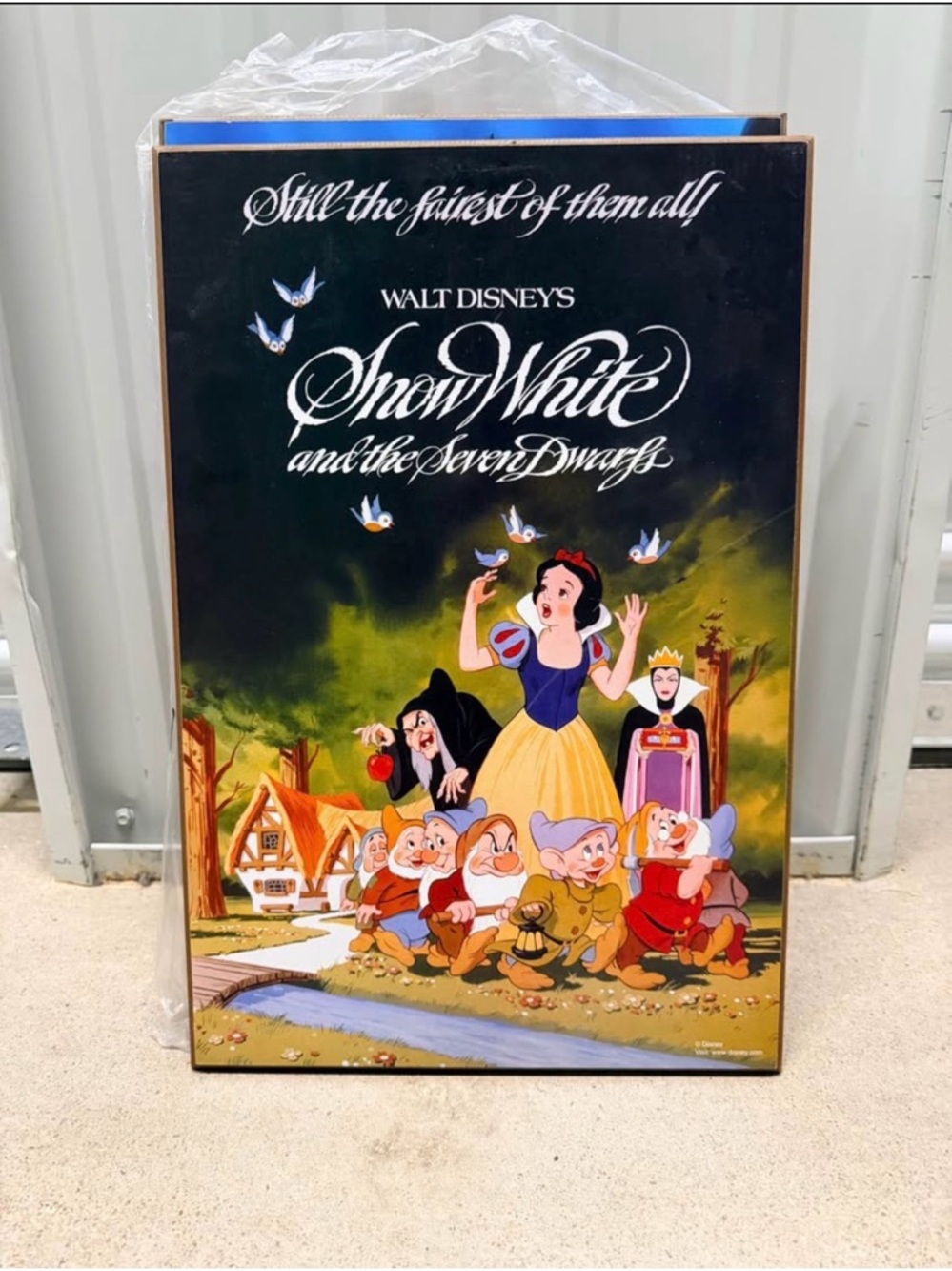 13x9 Disney’s Snow White Movie Poster Wooden Plaque
